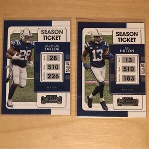 Panini NFL Indianapolis Colts Football Card Lot